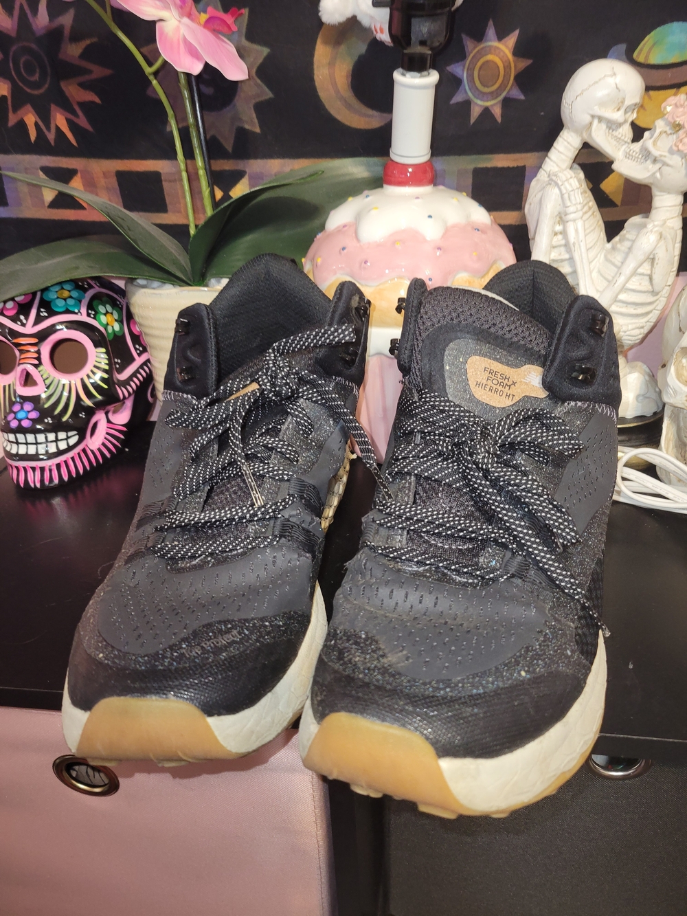 New Balance Fresh Foam Black and Gray Sneakers